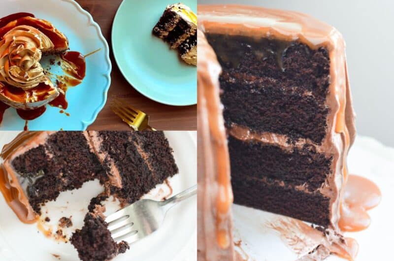 Chocolate, Coffee & Caramel Cake Recipe