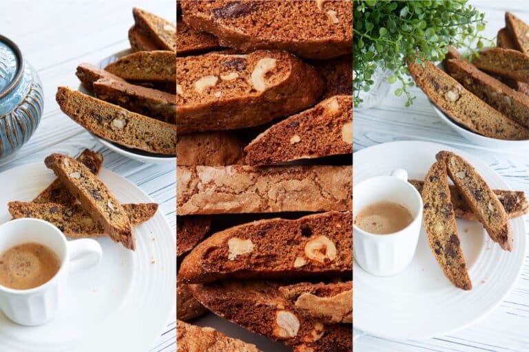 Coffee Hazelnut Biscotti