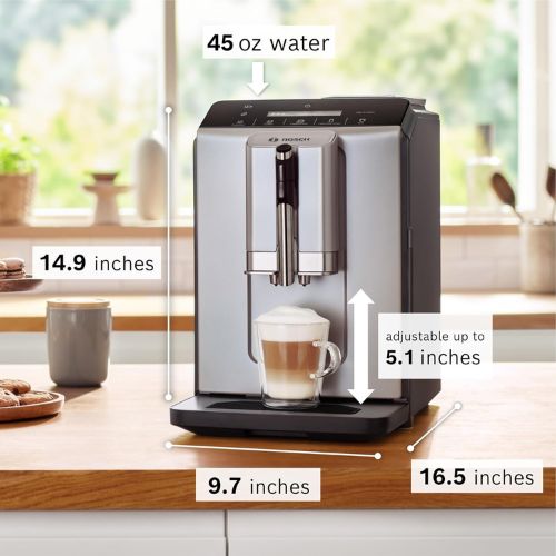 Specifications of the Bosch 300 Series VeroCafe