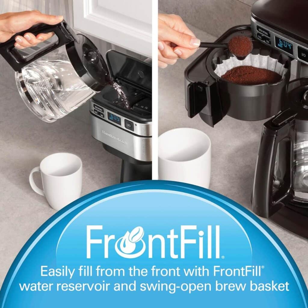 Hamilton Beach Front-Fill 12 Cup Programmable Coffee Maker