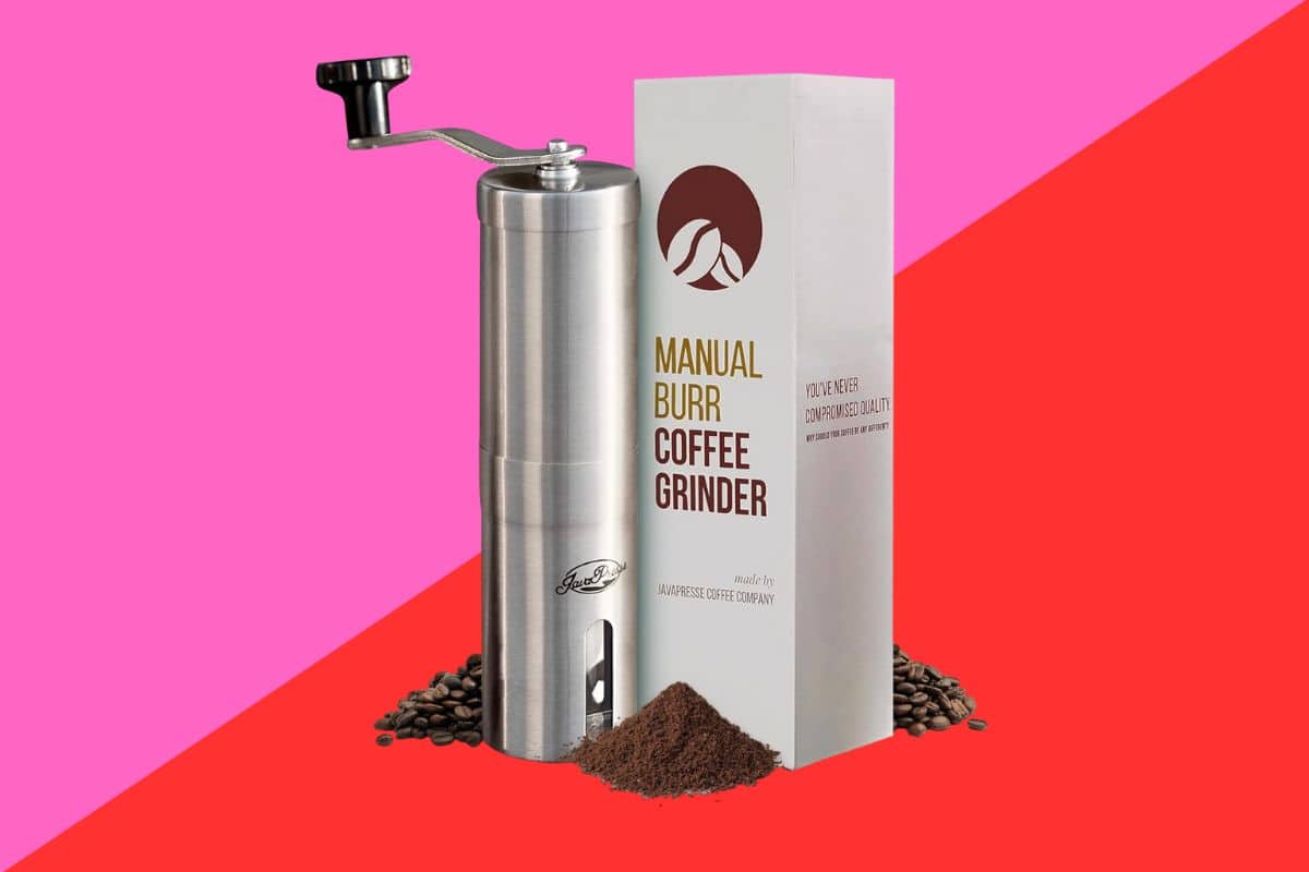 JavaPresse Manual Burr Coffee Grinder