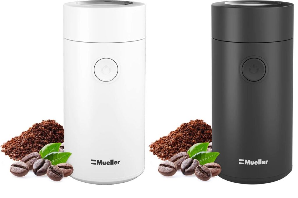 The MuellerLiving Electric Coffee Grinder offers a versatile, compact, and efficient solution for grinding coffee beans, spices, and herbs with ease.