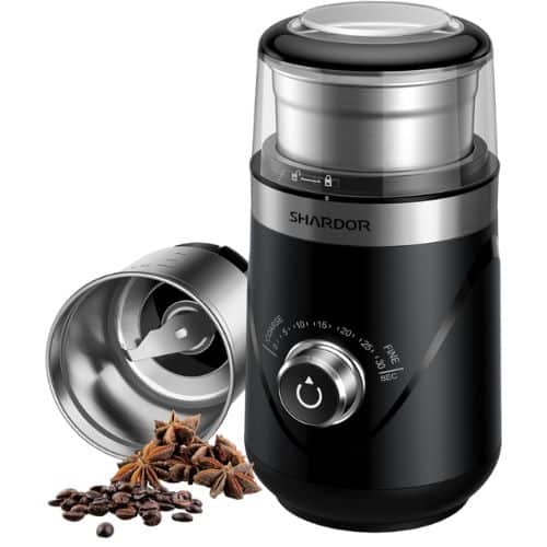 SHARDOR Adjustable Coffee Grinder - The Best Blade Coffee Grinders