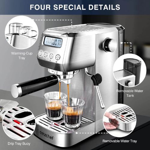 Amzchef Espresso Machine