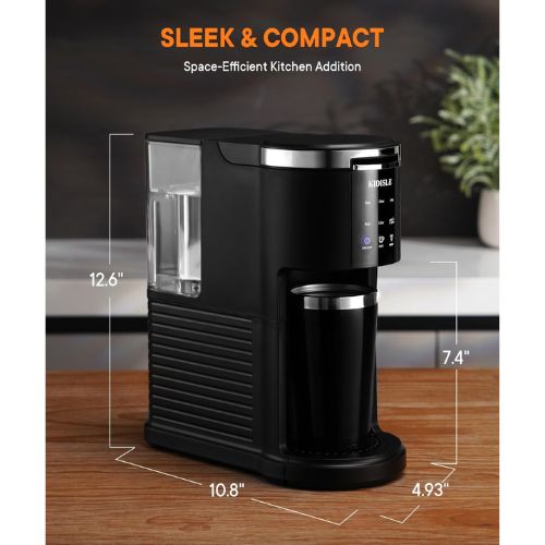 KIDISLE 3-in-1 Single Serve Coffee Machine