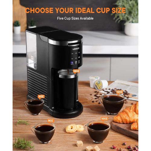 KIDISLE 3-in-1 Single Serve Coffee Machine