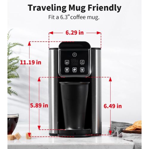 KIDISLE Hot and Iced Coffee Maker