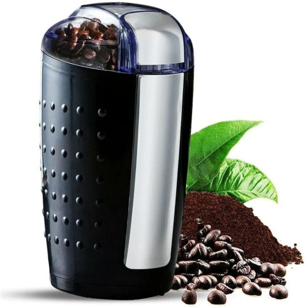 Coffee Grinder 5 Ounce Electric Large Portable Compact 150W Spice Grinder with Stainless Blade Grinder