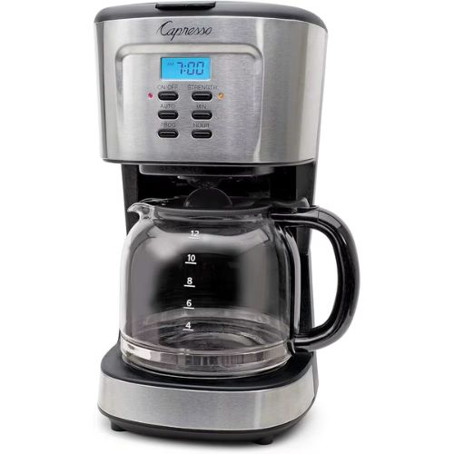 Capresso Programmable 12-Cup Coffee Maker with Glass Carafe