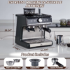 Espresso Machine with Grinder and Milk Frother Steam Wand - Image 4