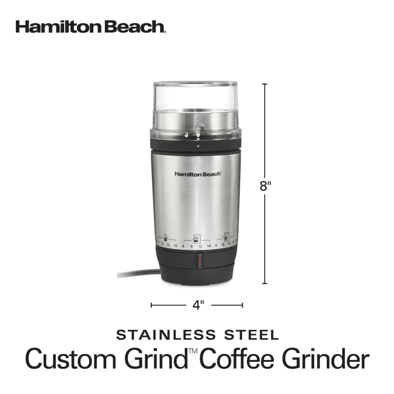 Hamilton Beach Custom Grind Electric Coffee Grinder for 4-14 Cups