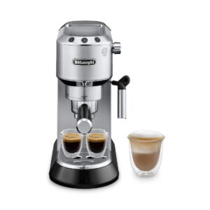 De'Longhi - DEDICA Espresso Machine, Stainless Steel, Silver