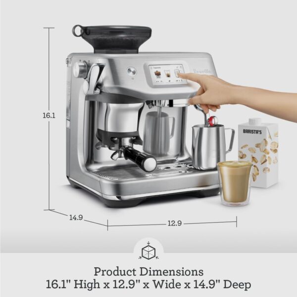 Breville Barista Touch Impress Espresso Machine BES881BSS - Image 11
