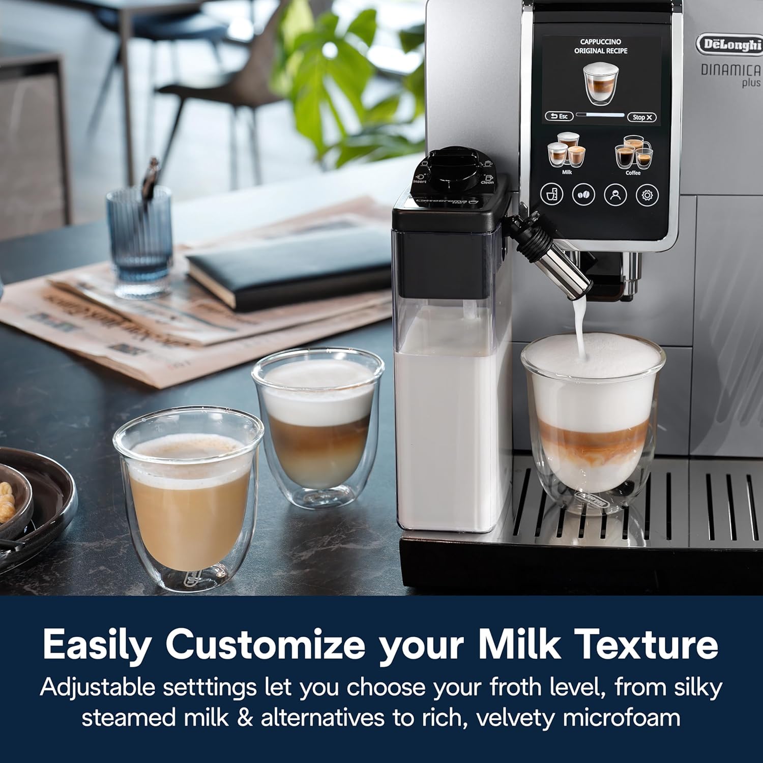 De'Longhi Dinamica Plus Espresso & Coffee Machine