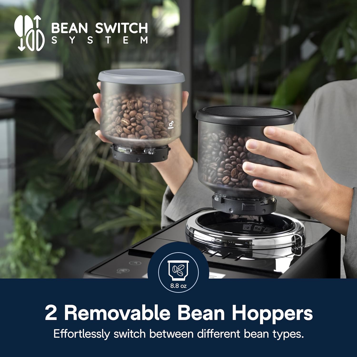 De'Longhi Rivelia Automatic Espresso Machine with Grinder & Milk Frother