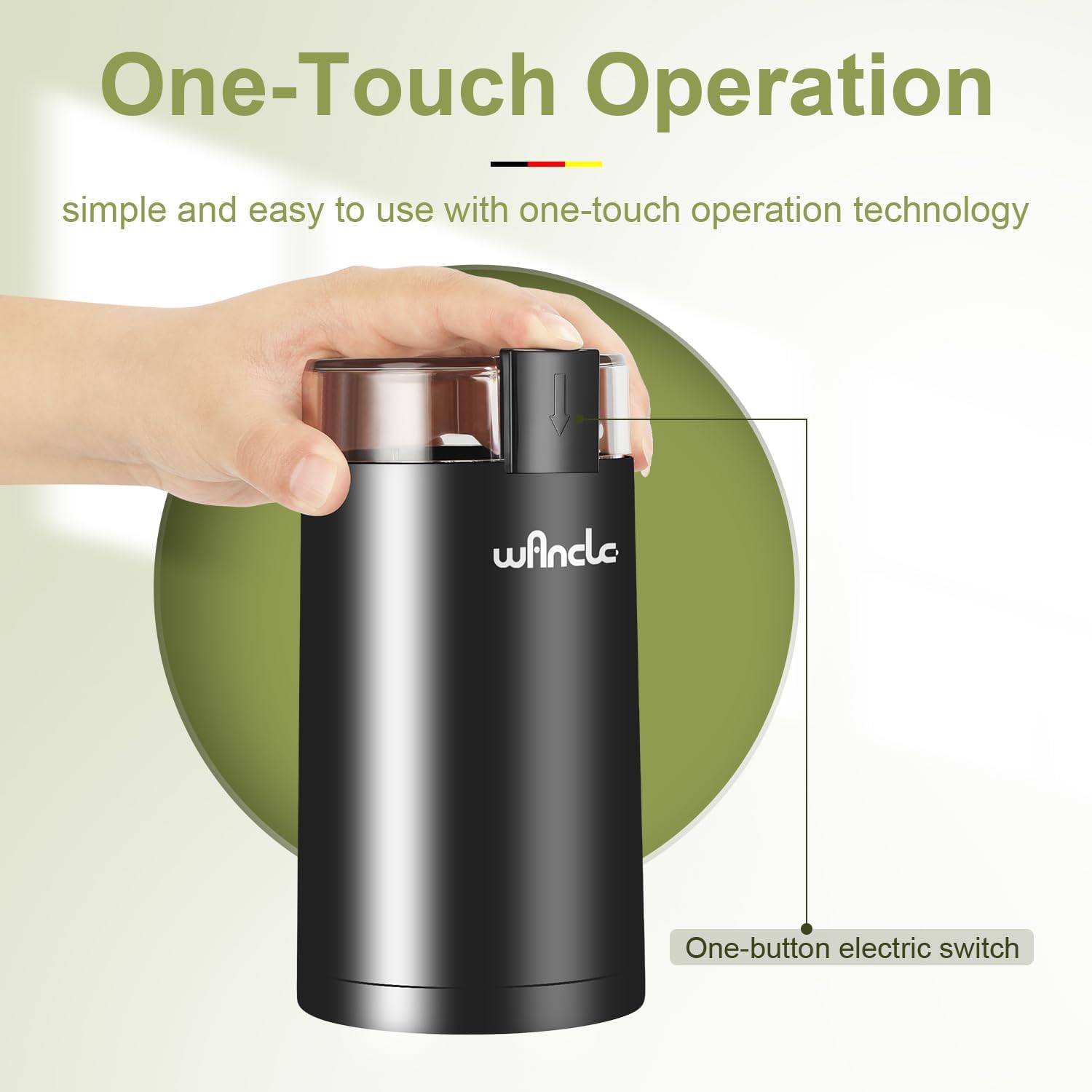 Wancle Electric Coffee Grinder