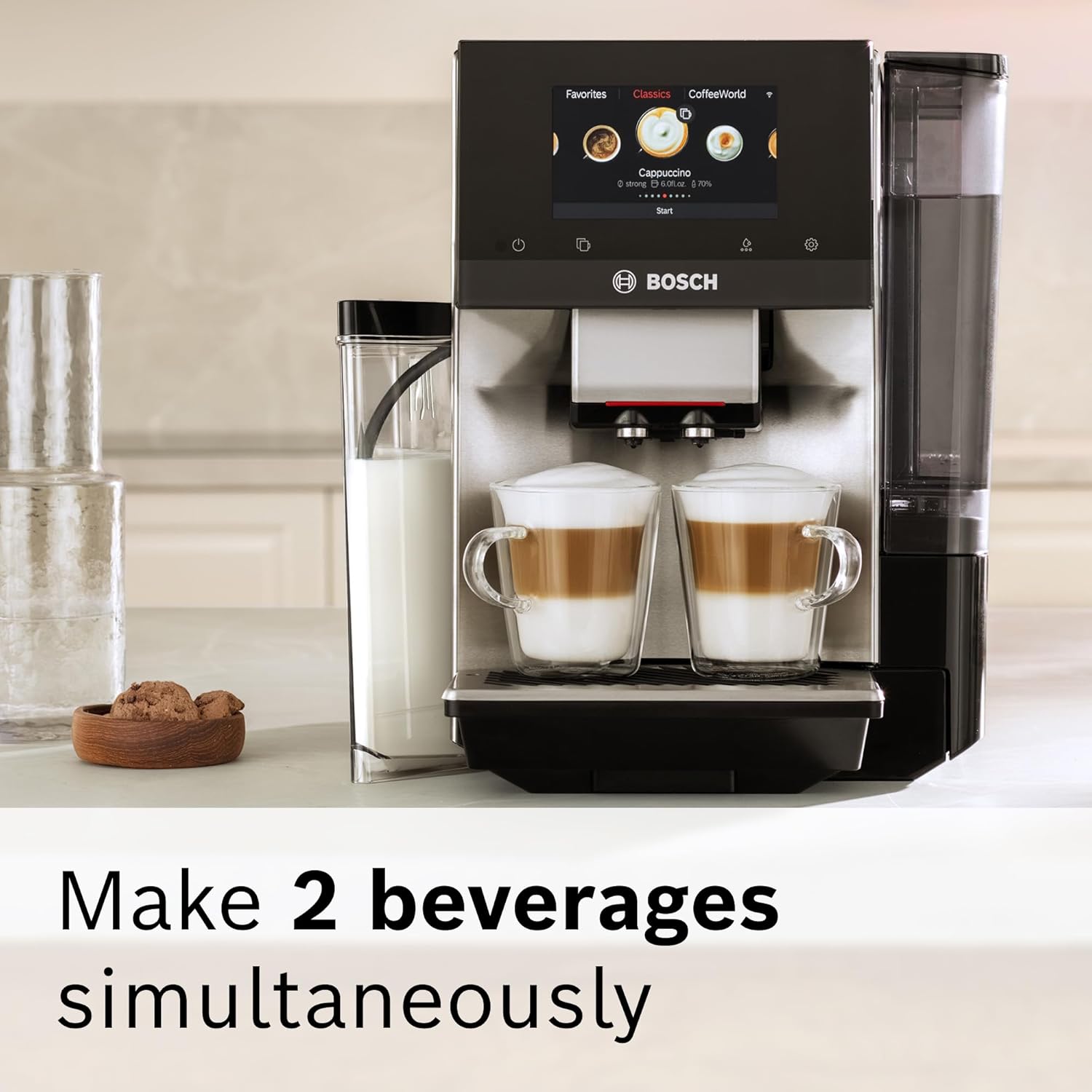 Bosch 800 Series Fully Automatic Espresso Machine - Silver
