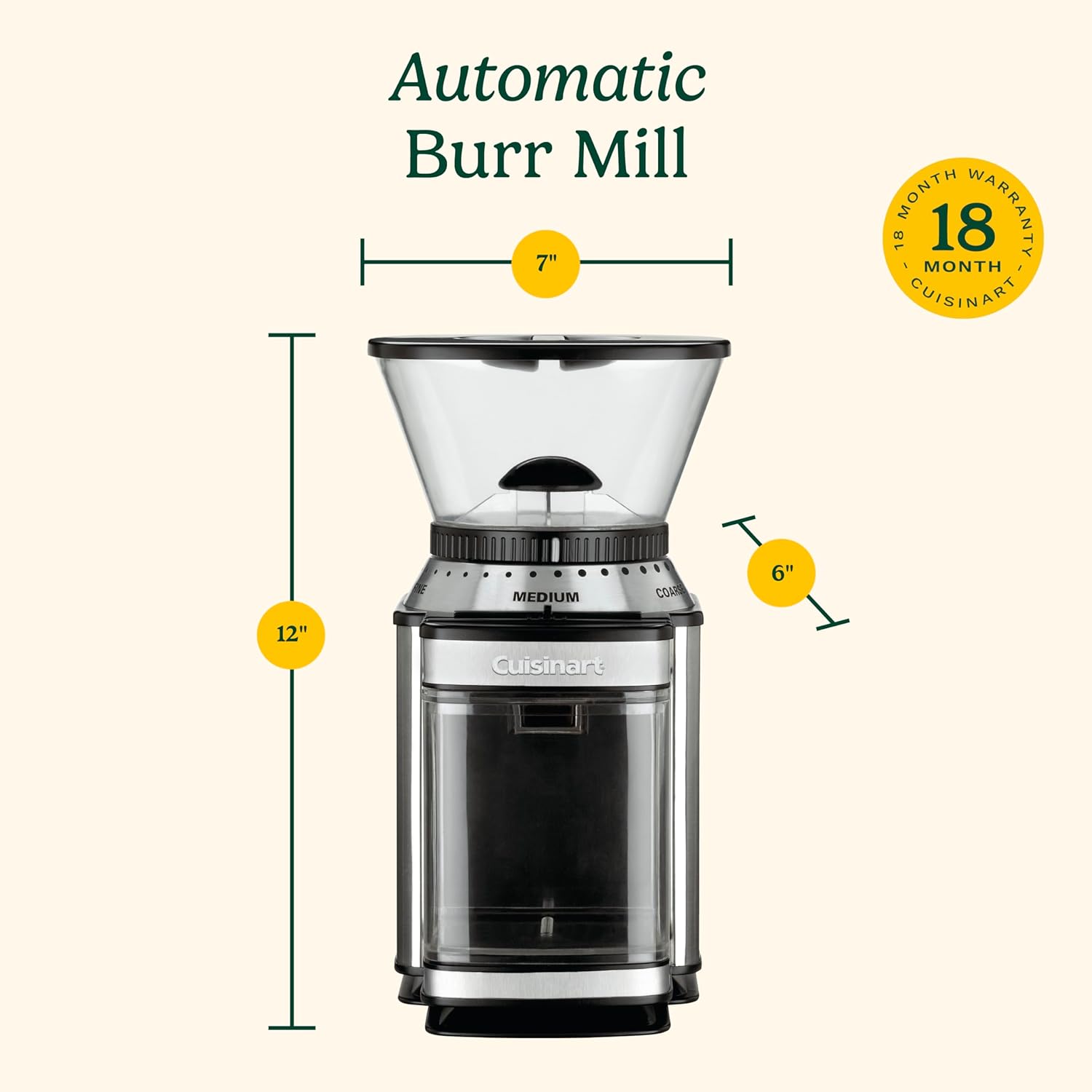 Cuisinart DBM-8 Supreme Grind Automatic Burr Mill