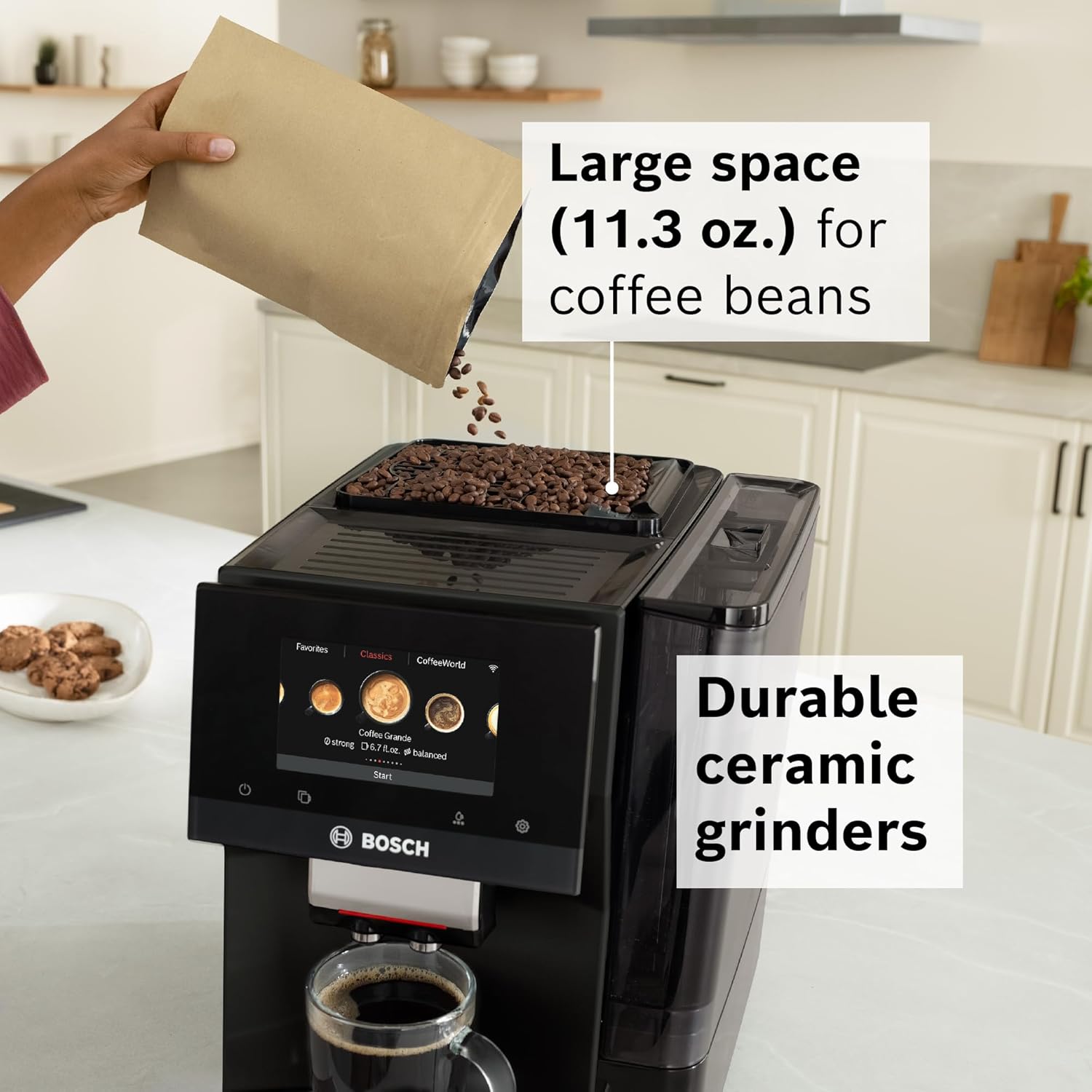 Bosch 800 Series Fully Automatic Espresso Machine - Black