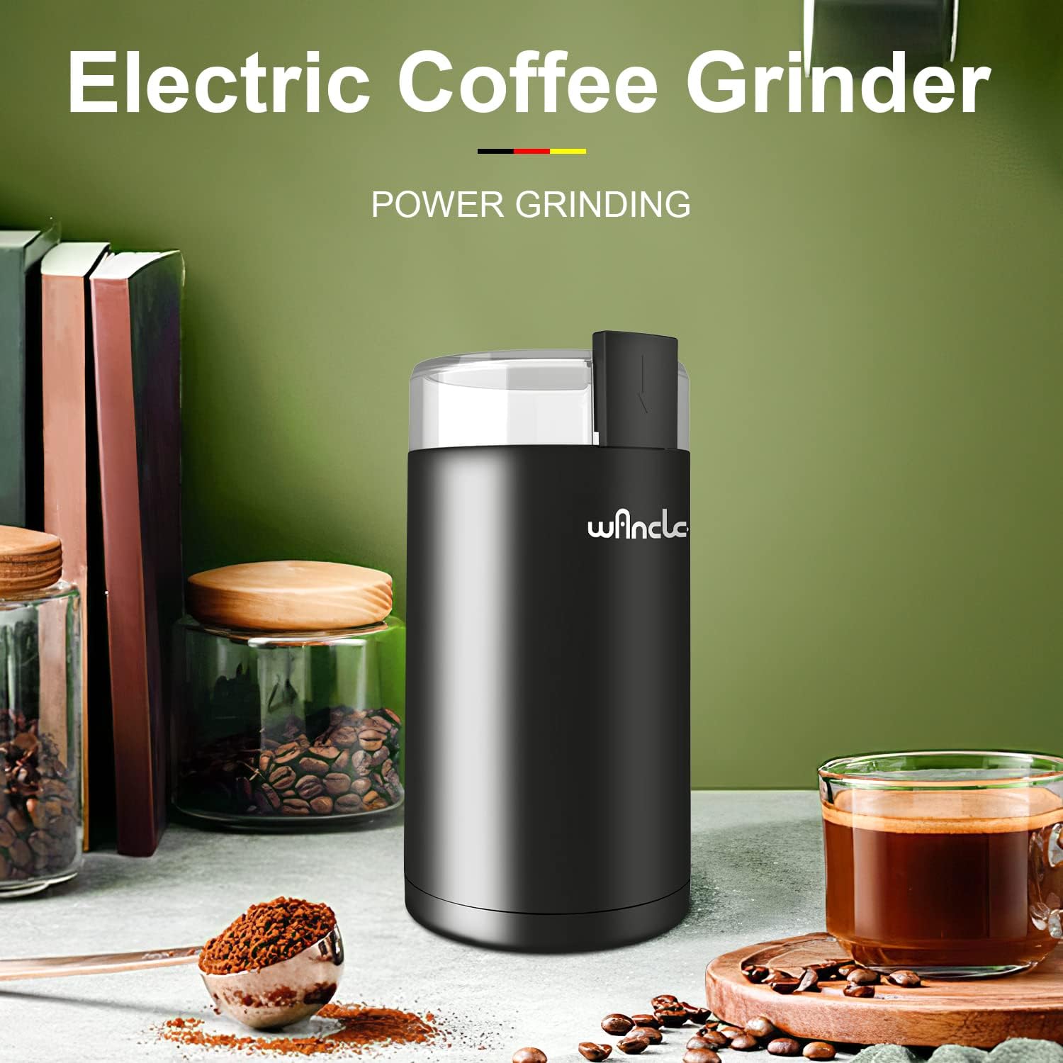 Wancle Electric Coffee Grinder