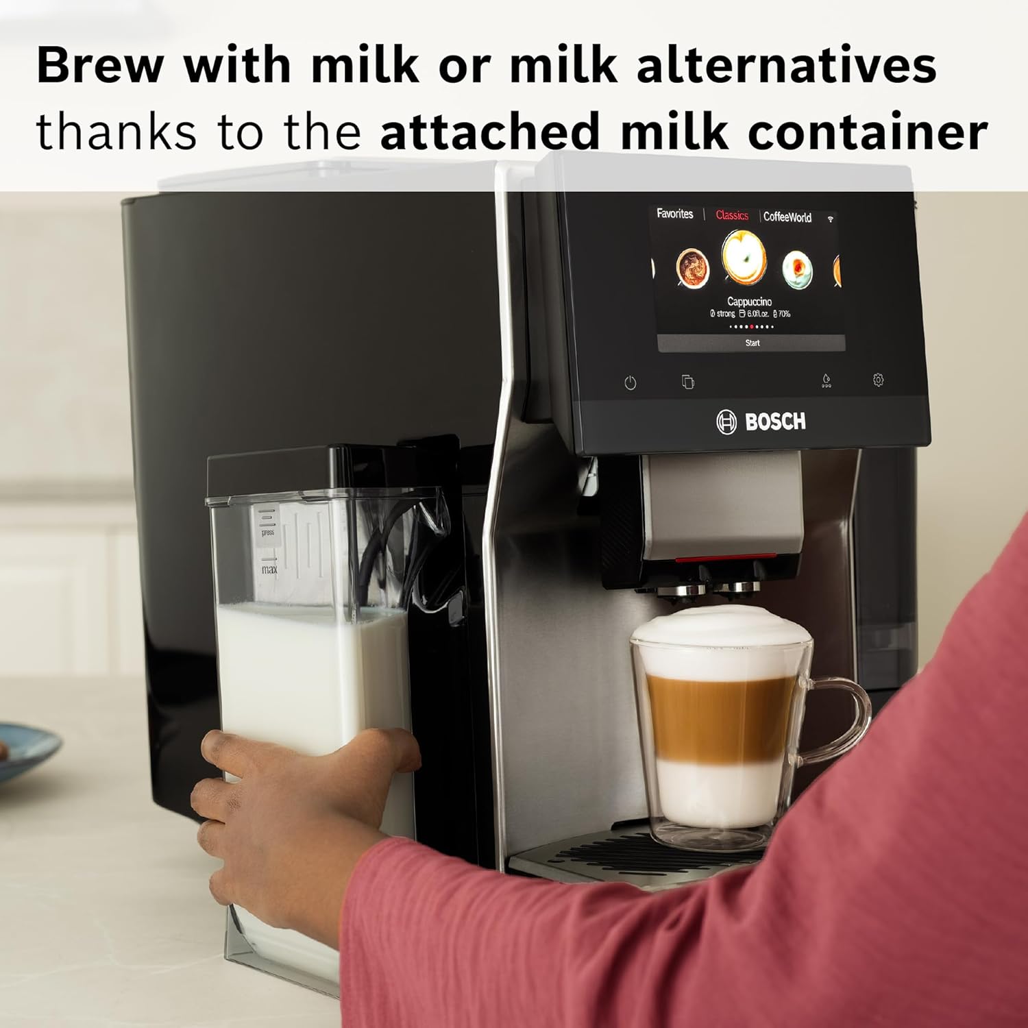 Bosch 800 Series Fully Automatic Espresso Machine - Silver