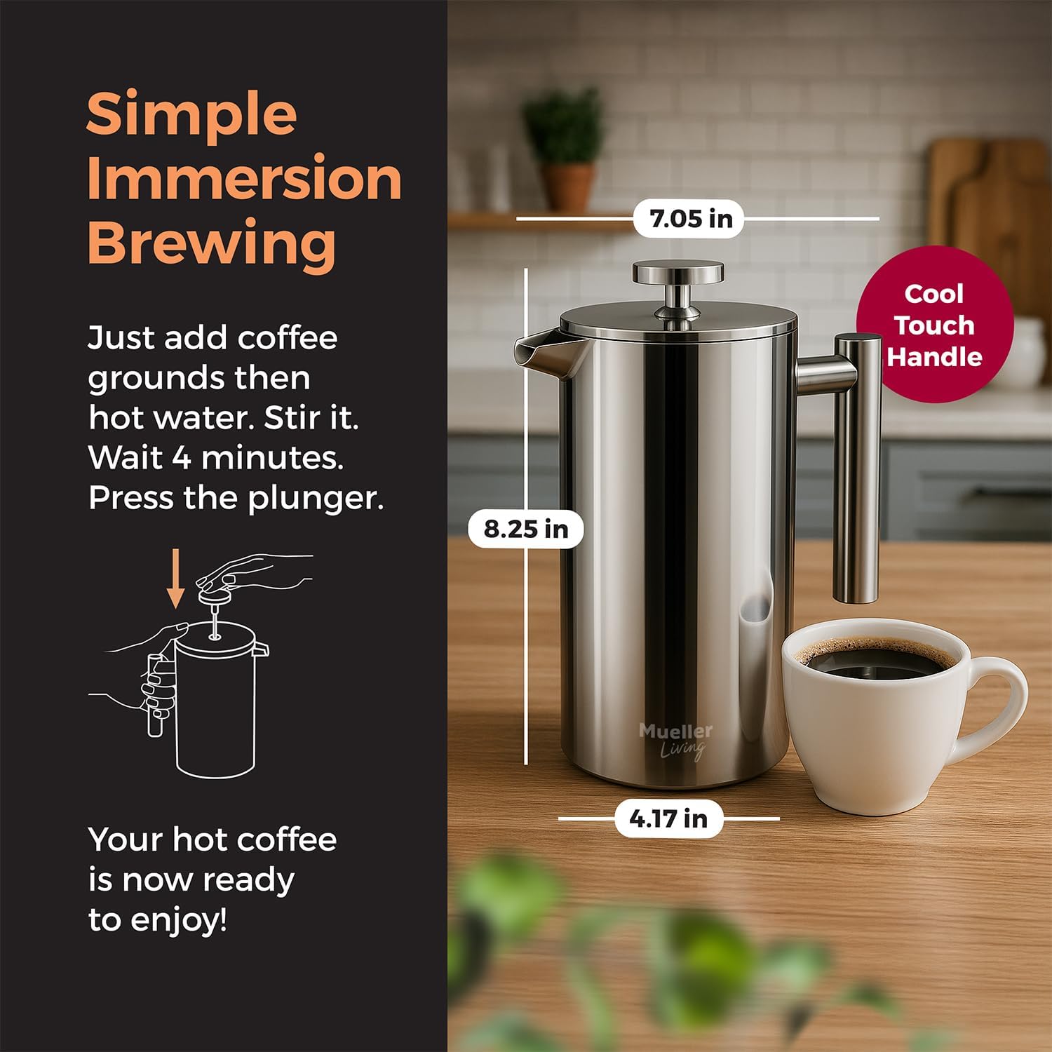 Mueller French Press Coffee Maker