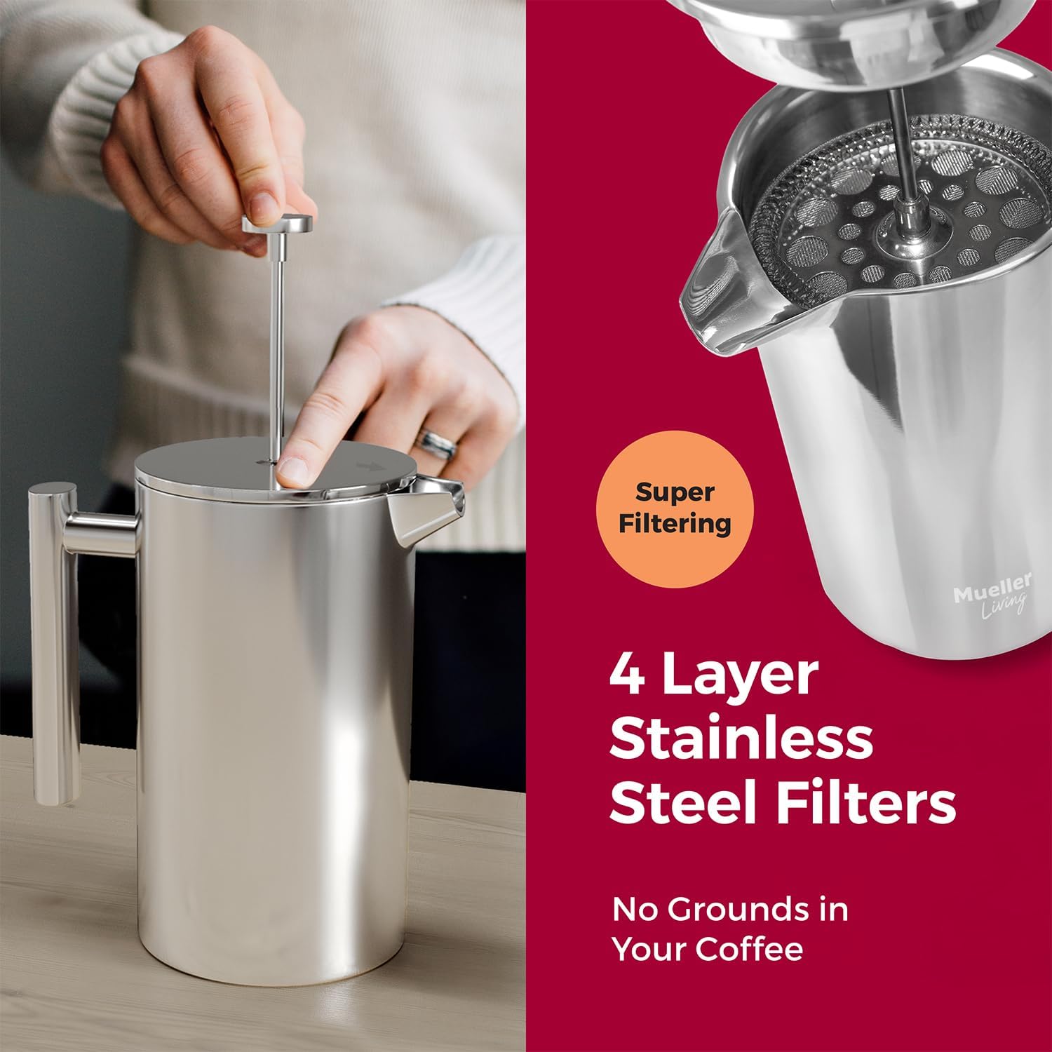 Mueller French Press Coffee Maker