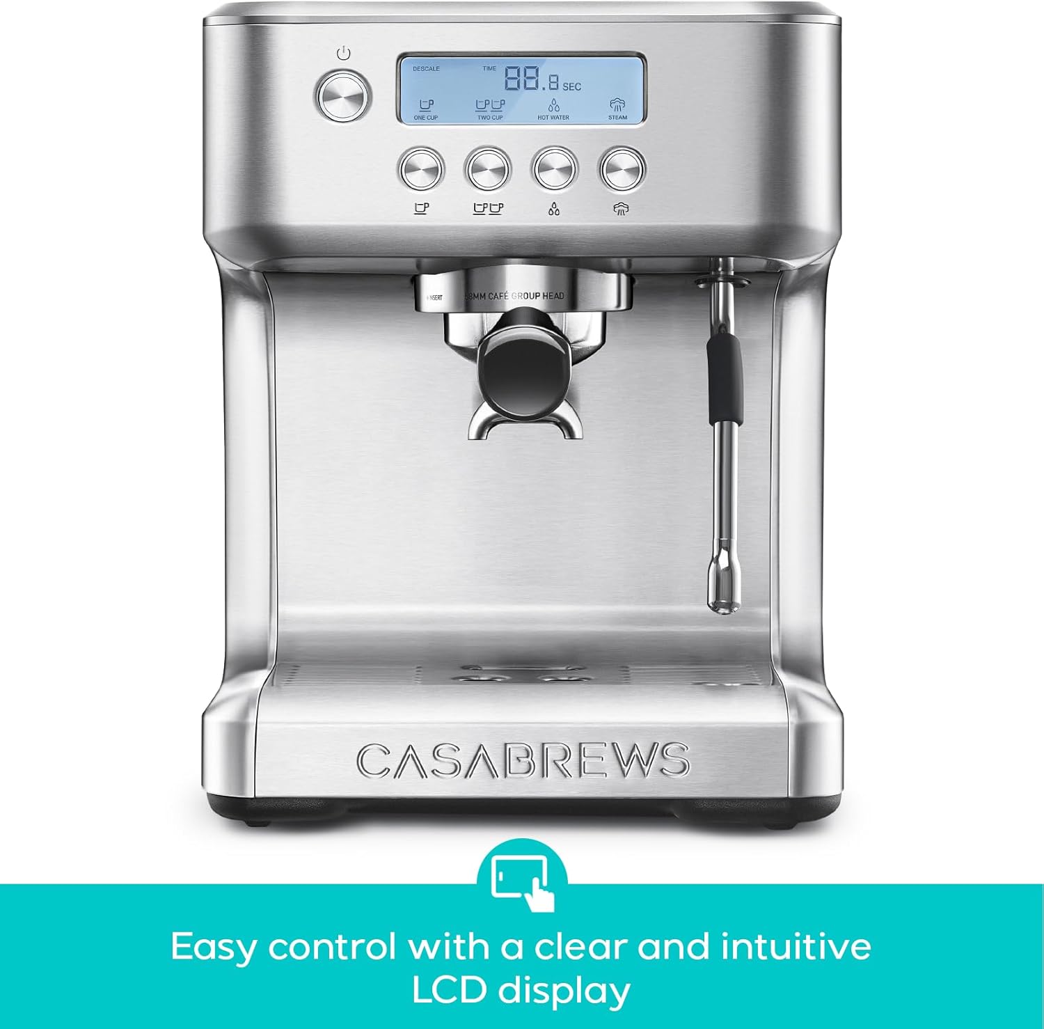 CASABREWS Ultra Espresso Machine with LCD Display