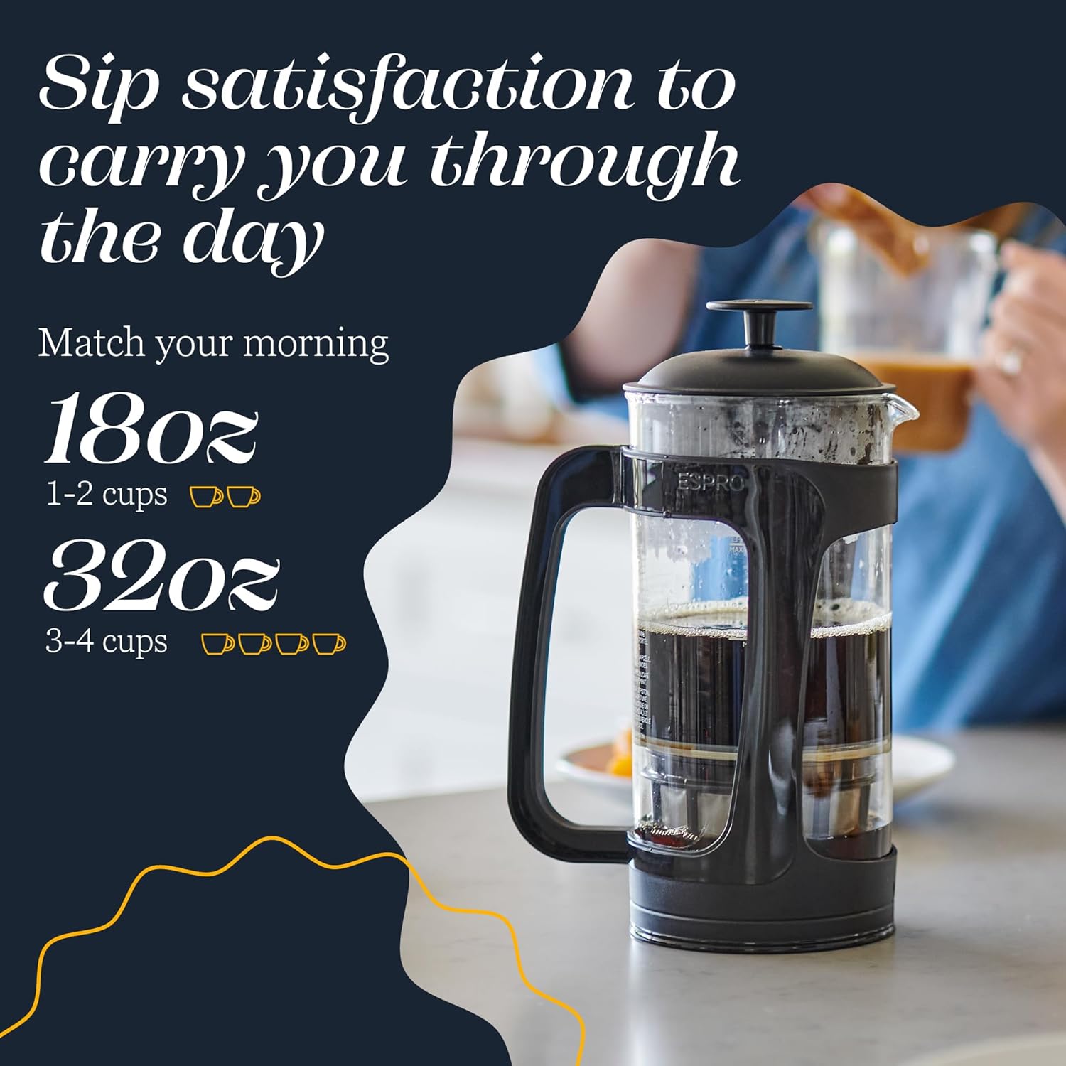 ESPRO P3 French Press Coffee Maker (32 oz)