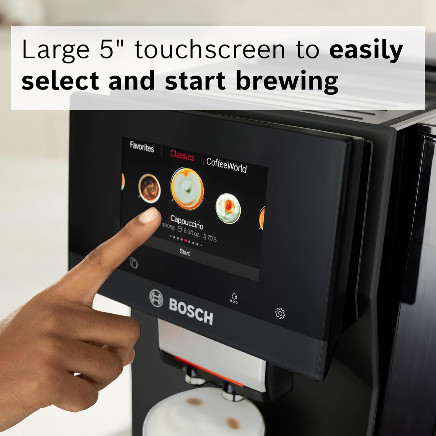 Bosch 800 Series Fully Automatic Espresso Machine - Black