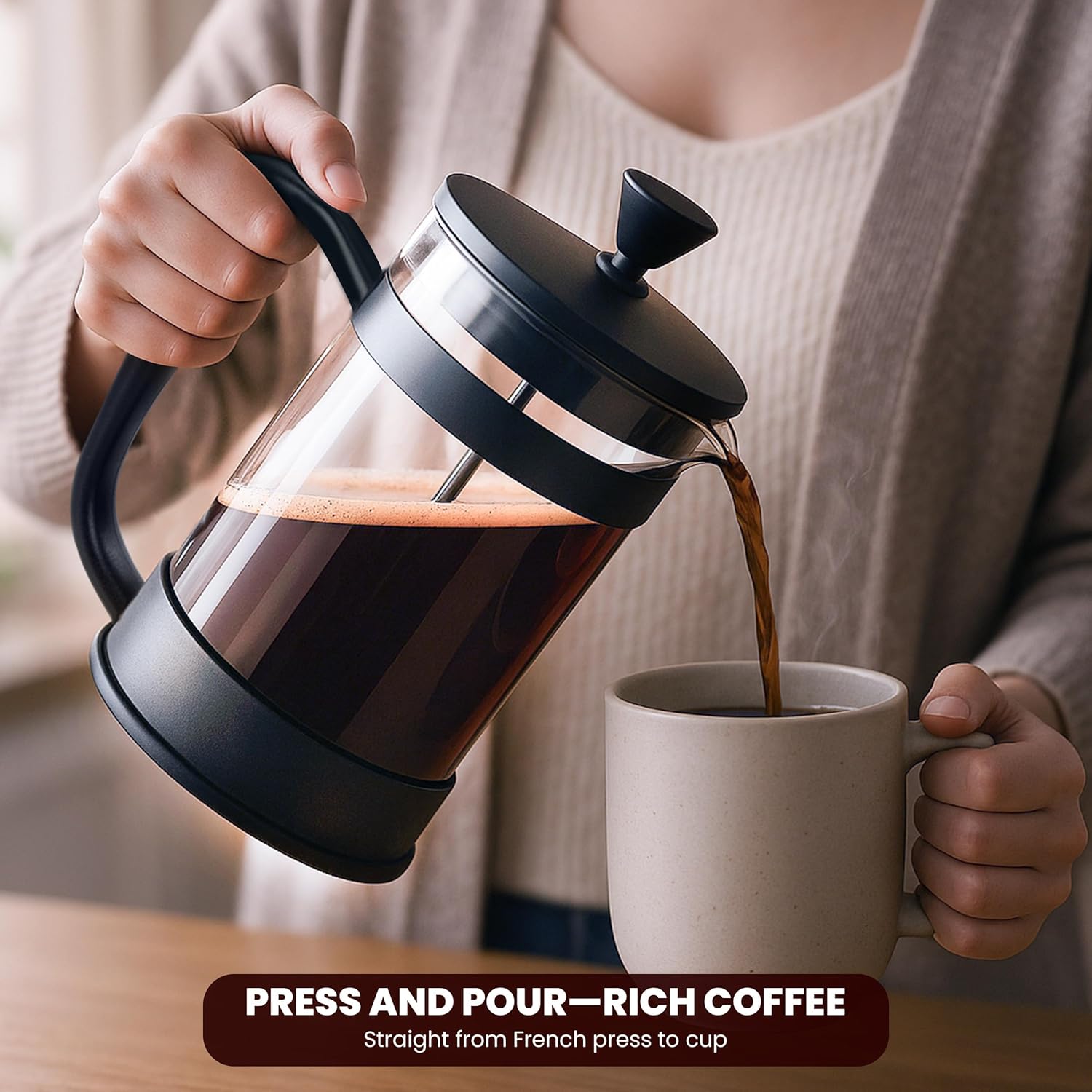 Utopia Kitchen 34-Ounce French Press Coffee Maker