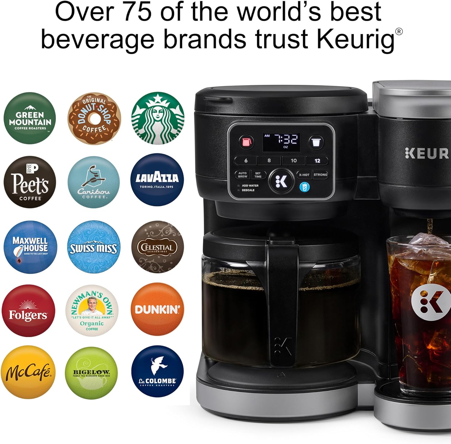 Keurig K-Duo Hot & Iced Single Serve & Carafe Coffee Maker