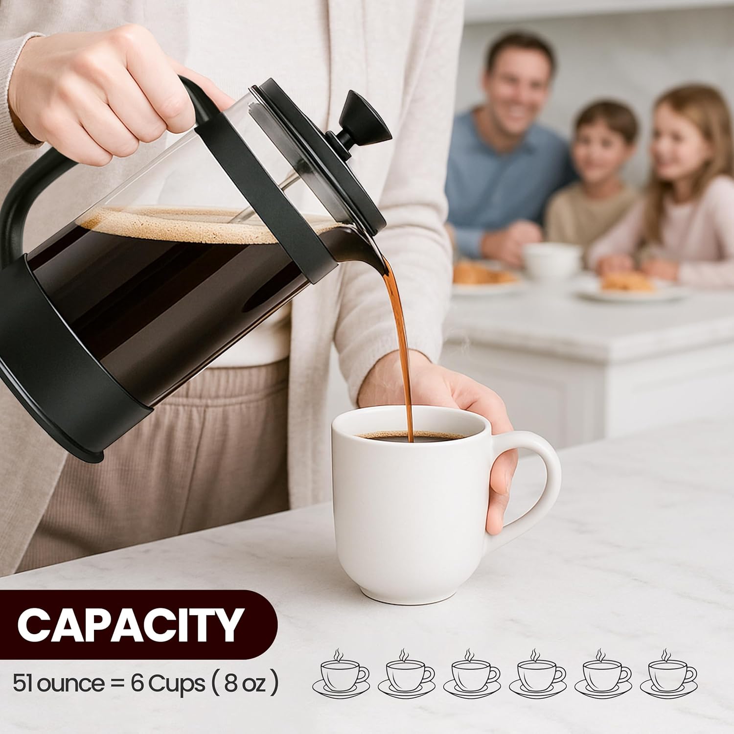 Utopia Kitchen 34-Ounce French Press Coffee Maker