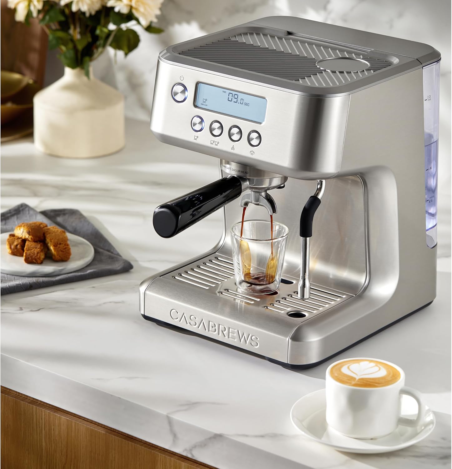 CASABREWS Ultra Espresso Machine with LCD Display