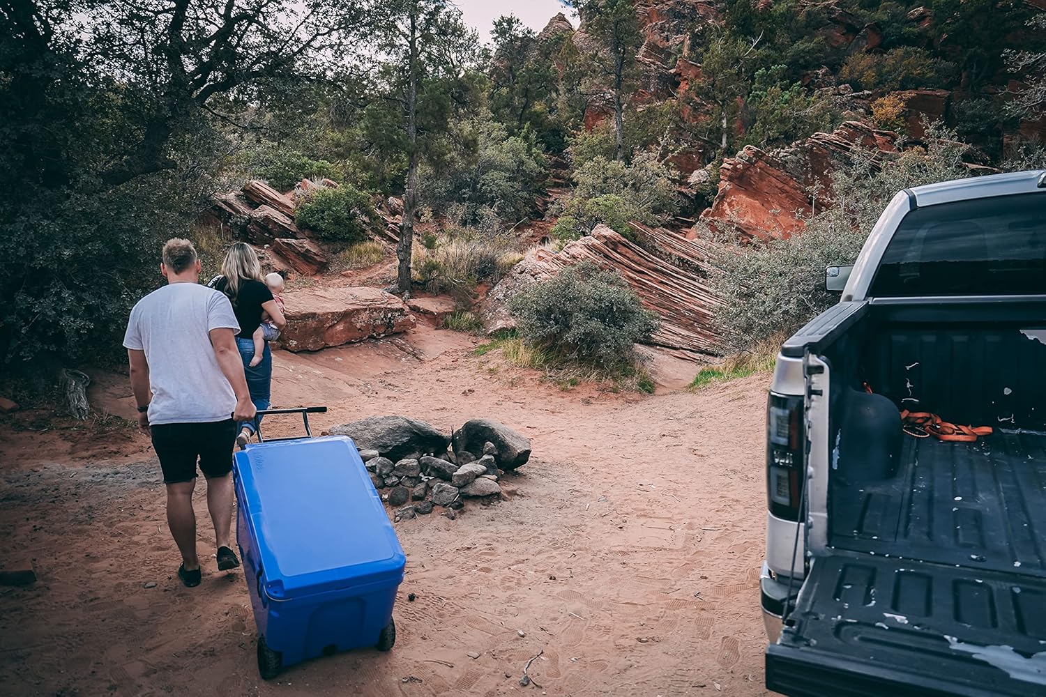 Blue Coolers 110‑Quart Ark Series Roto‑Molded Wheeled Cooler