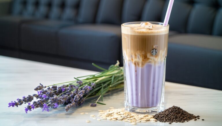 starbucks iced lavender oatmilk latte