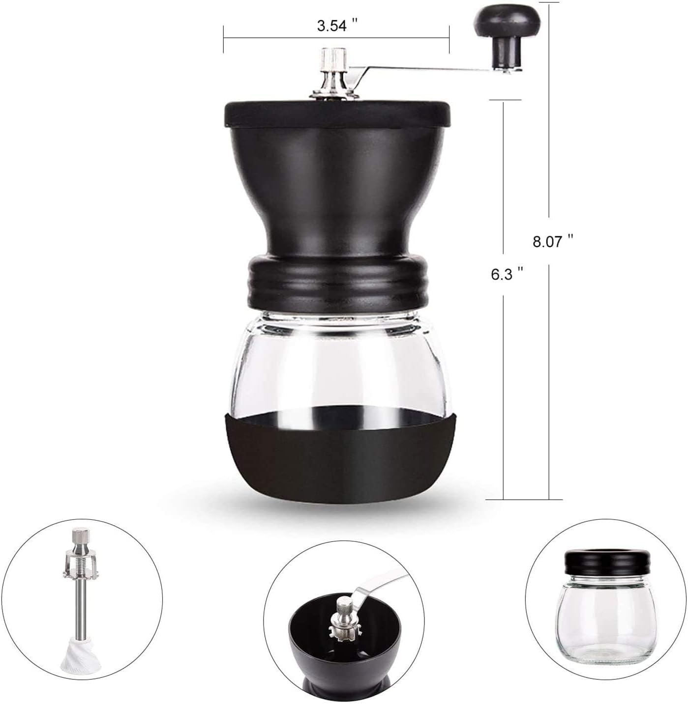 PARACITY Manual Coffee Bean Grinder