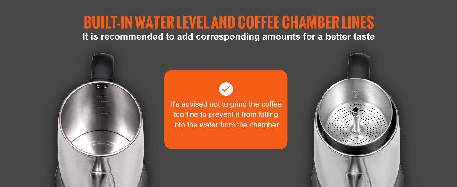 VEVOR Electric Percolator Coffee Pot