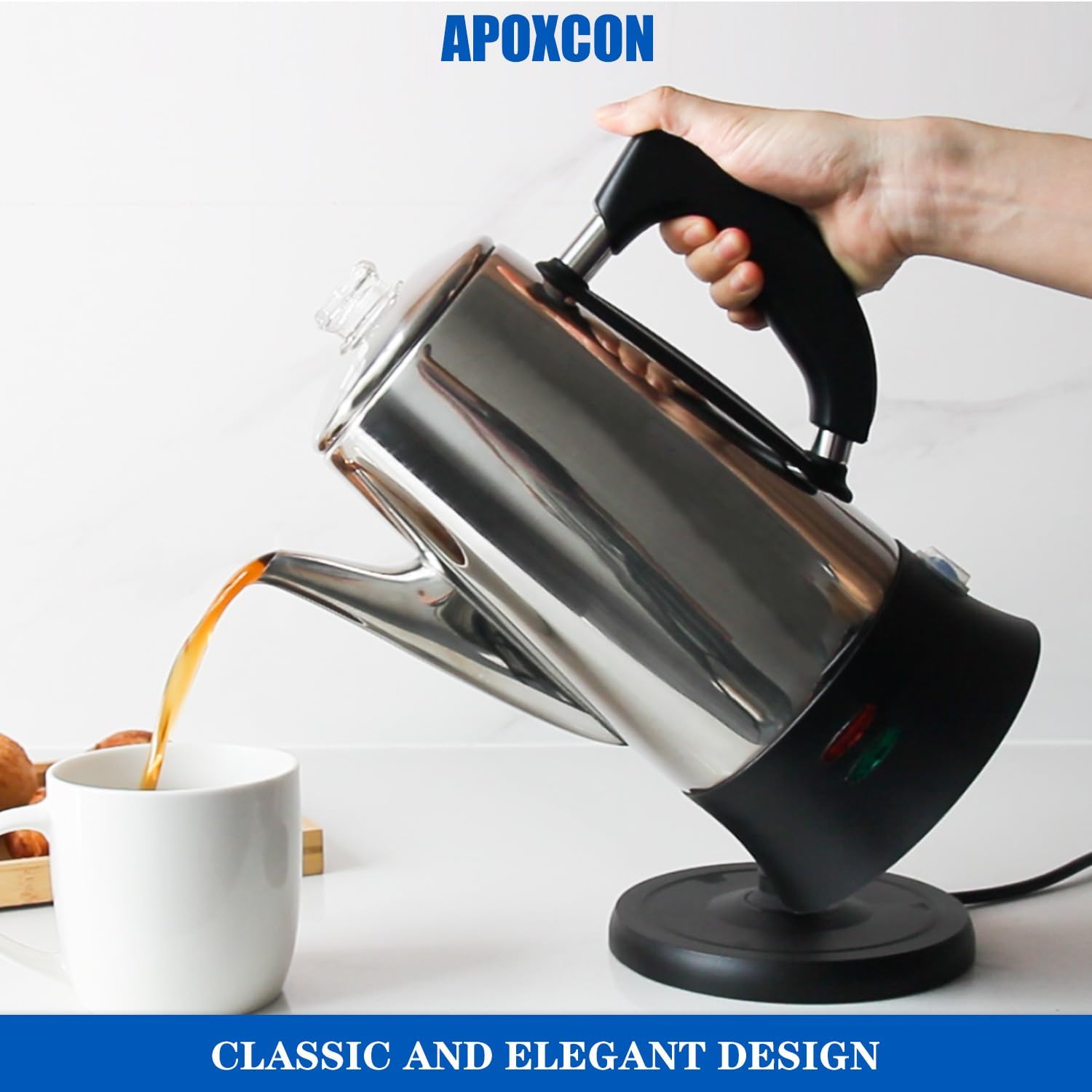 APOXCON Electric Coffee Percolator