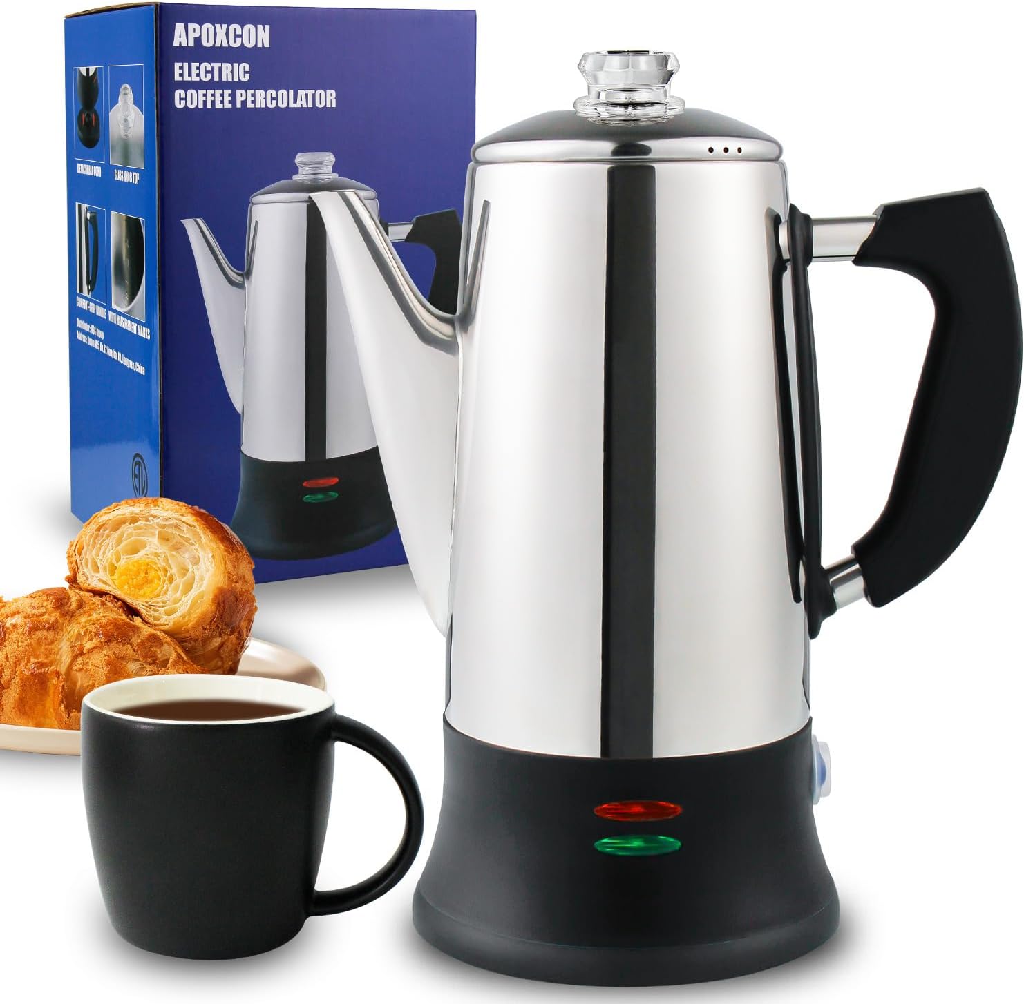 APOXCON Electric Coffee Percolator