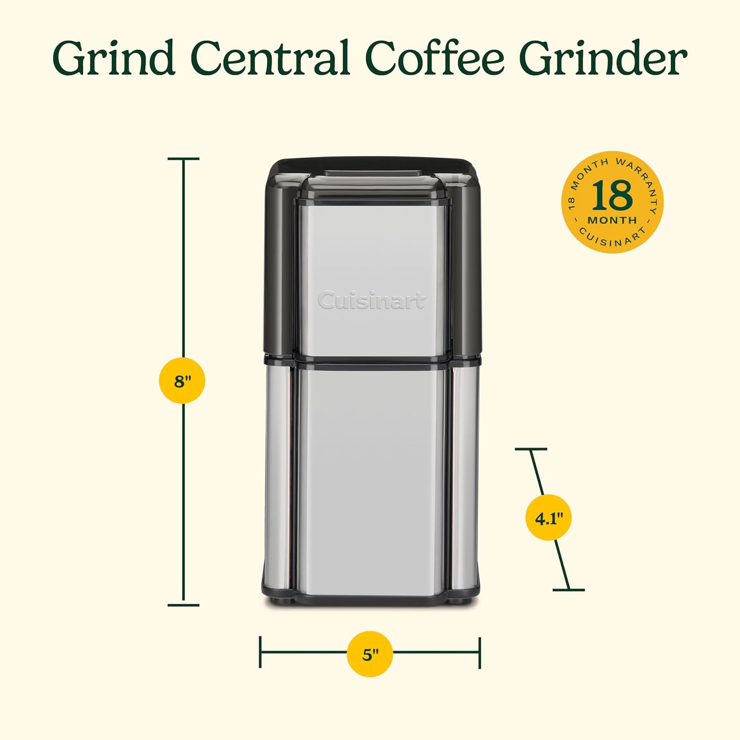 Cuisinart DCG-12BC Grind Central Coffee Grinder