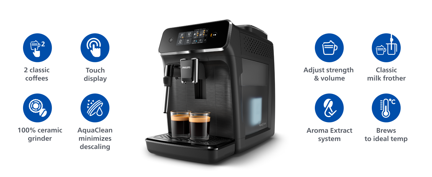 PHILIPS 2200 Series Fully Automatic Espresso Machine