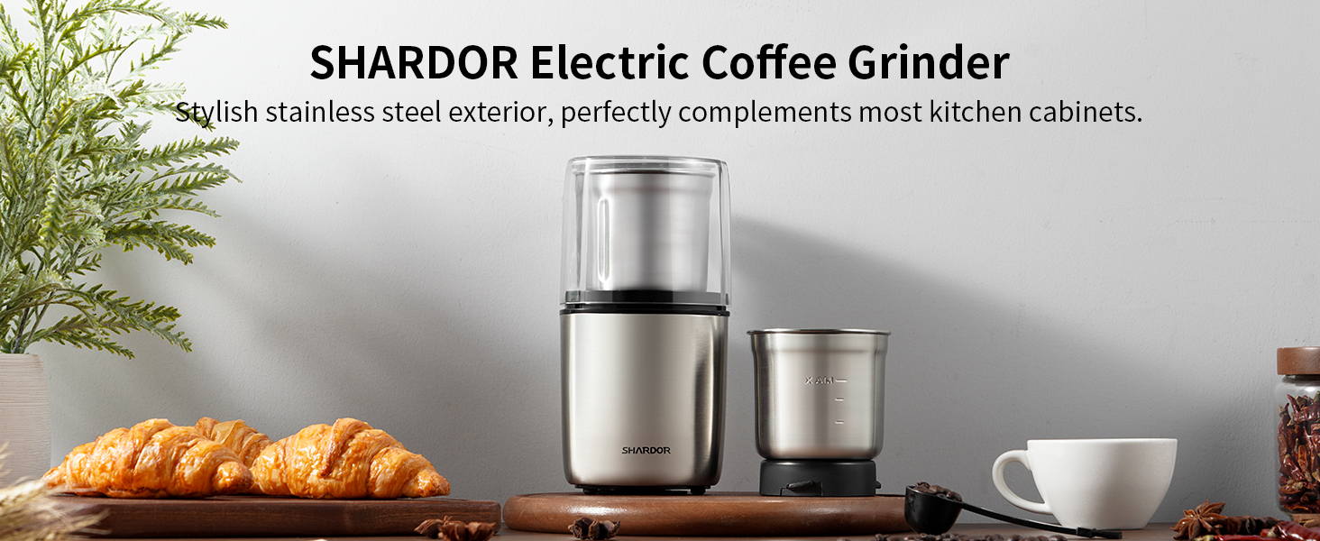 SHARDOR Electric Coffee & Spice Grinder