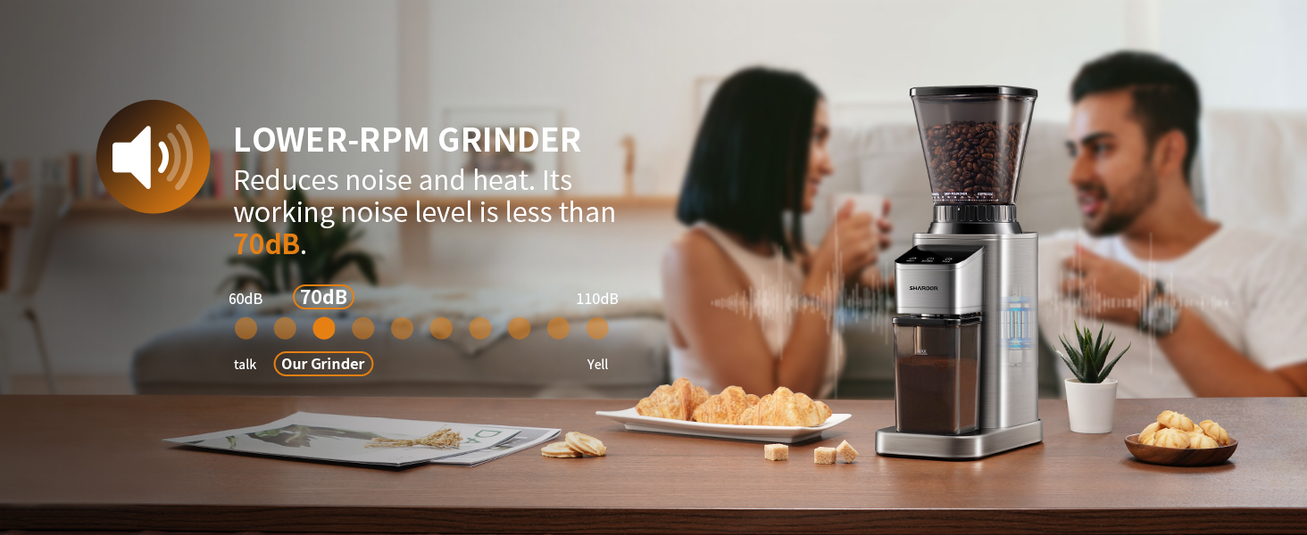 SHARDOR Professional Conical Burr Coffee Grinder
