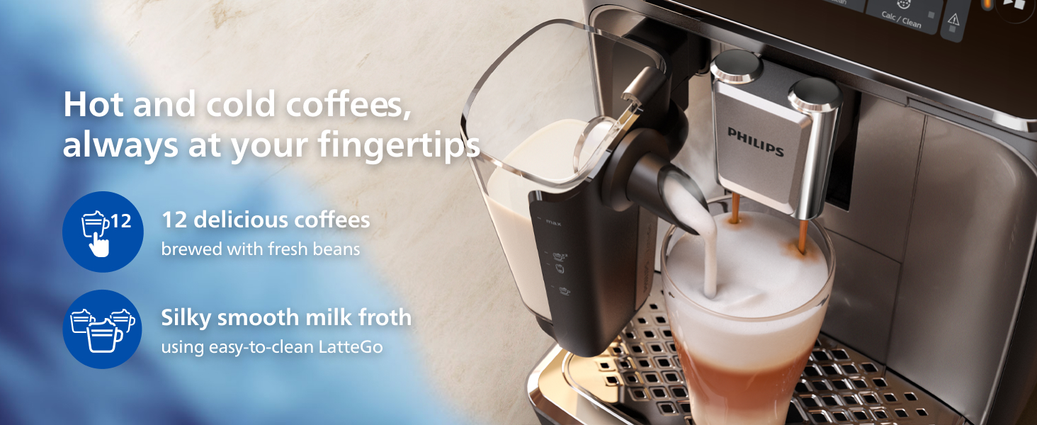 PHILIPS 4400 Series Fully Automatic Espresso Machine