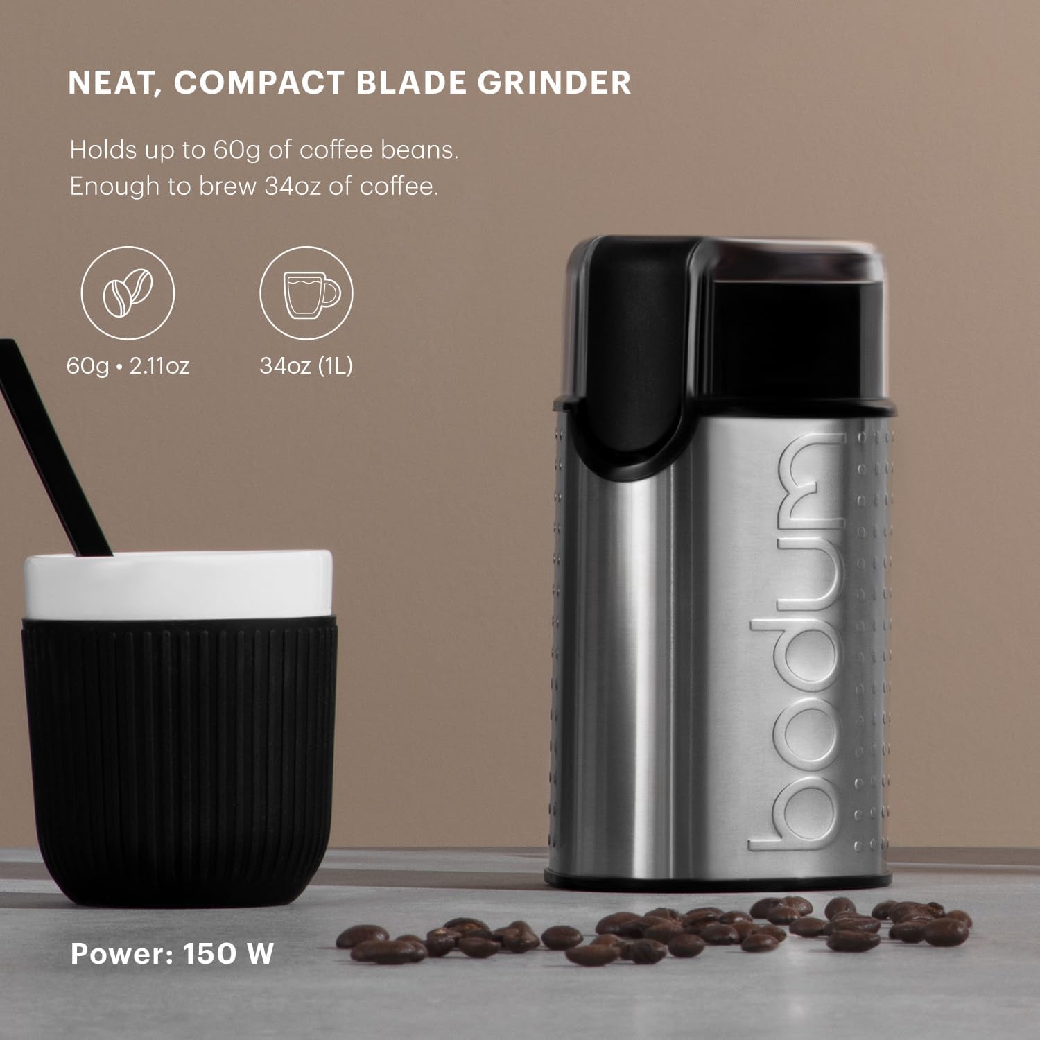 Bodum Bistro Electric Blade Coffee Grinder