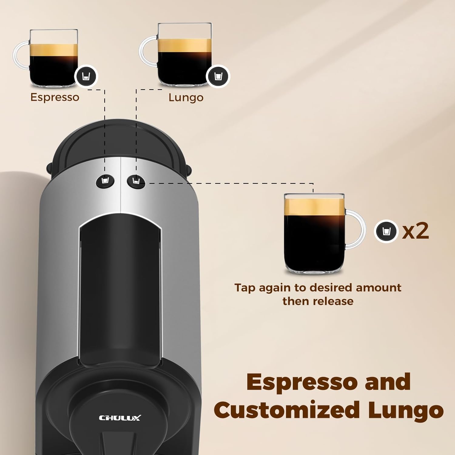 CHULUX Compact Espresso Machine
