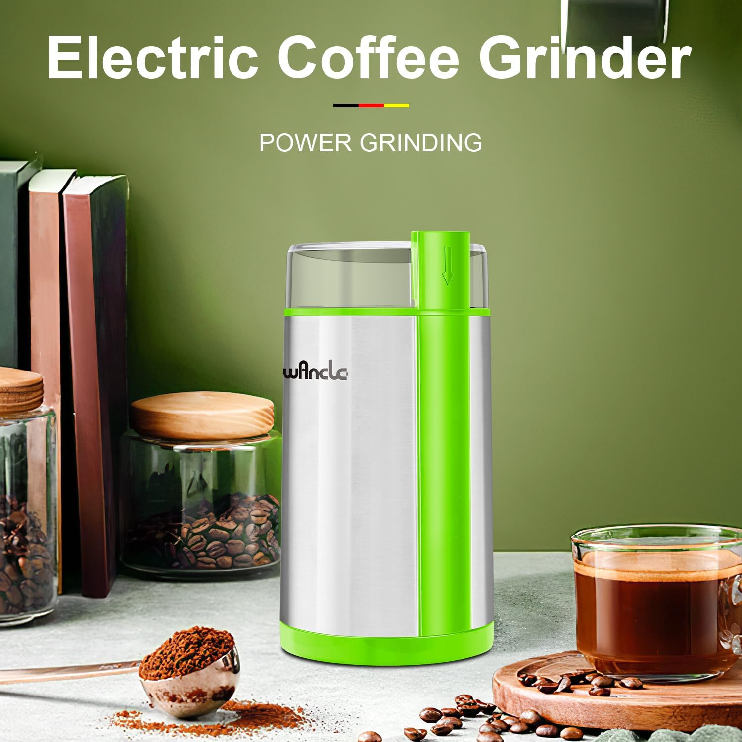 Wancle Electric Coffee Grinder