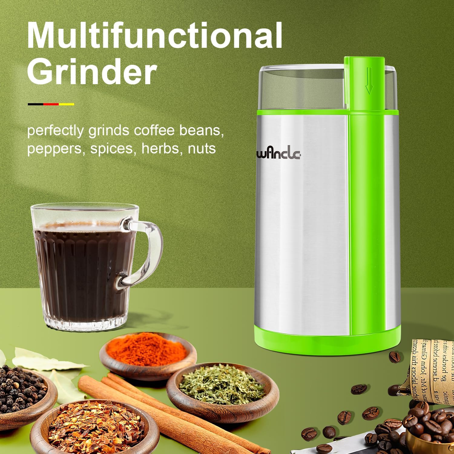 Wancle Electric Coffee Grinder - Image 7