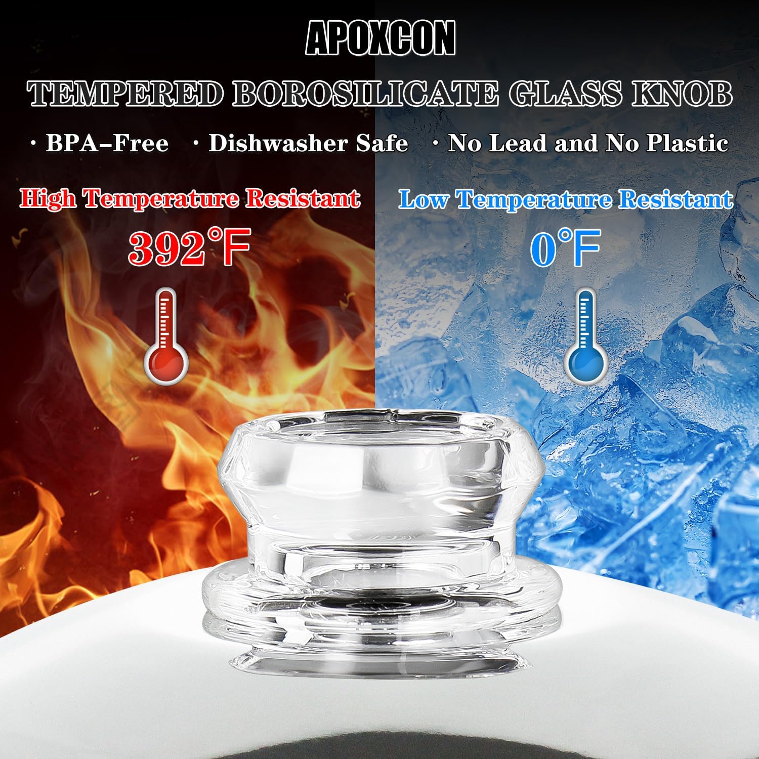 APOXCON Electric Coffee Percolator (8-Cup, Stainless Steel)